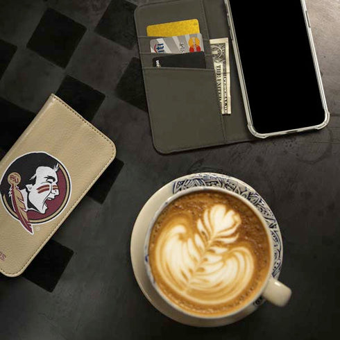 Florida State FSU Seminoles Logo iPhone 15 Pro Folio Case